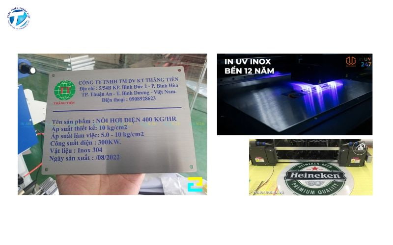 Gợi ý một số đơn vị in UV trên inox uy tín